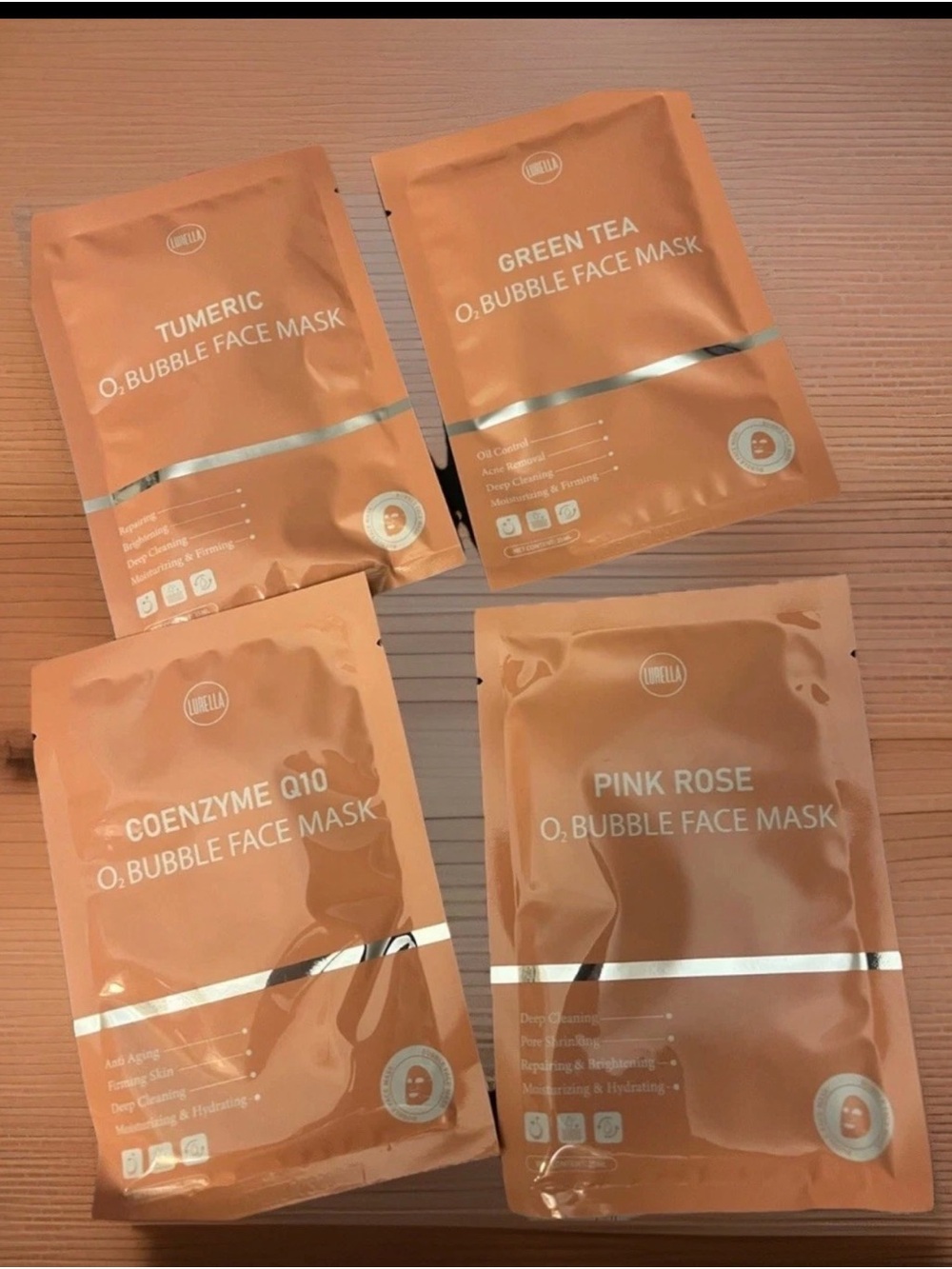 Lurella 4 of Pink Rose O2 Bubble Face Mask #809